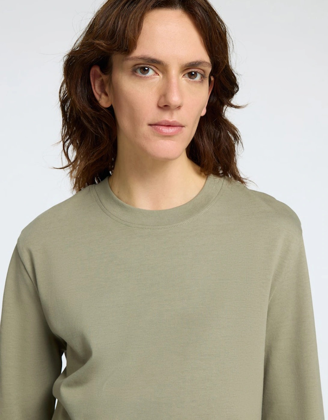 Femme Essential Long Sleeve Boxy Tee Vertiver