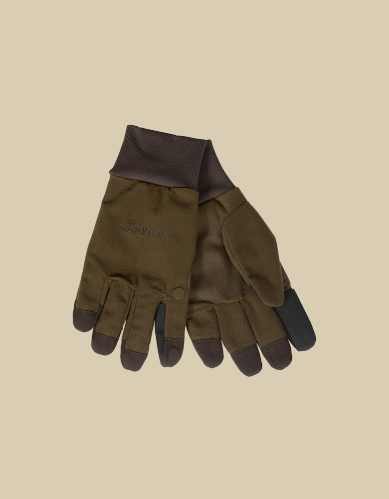 Härkila Retrieve HWS Gloves Dark Warm Olive