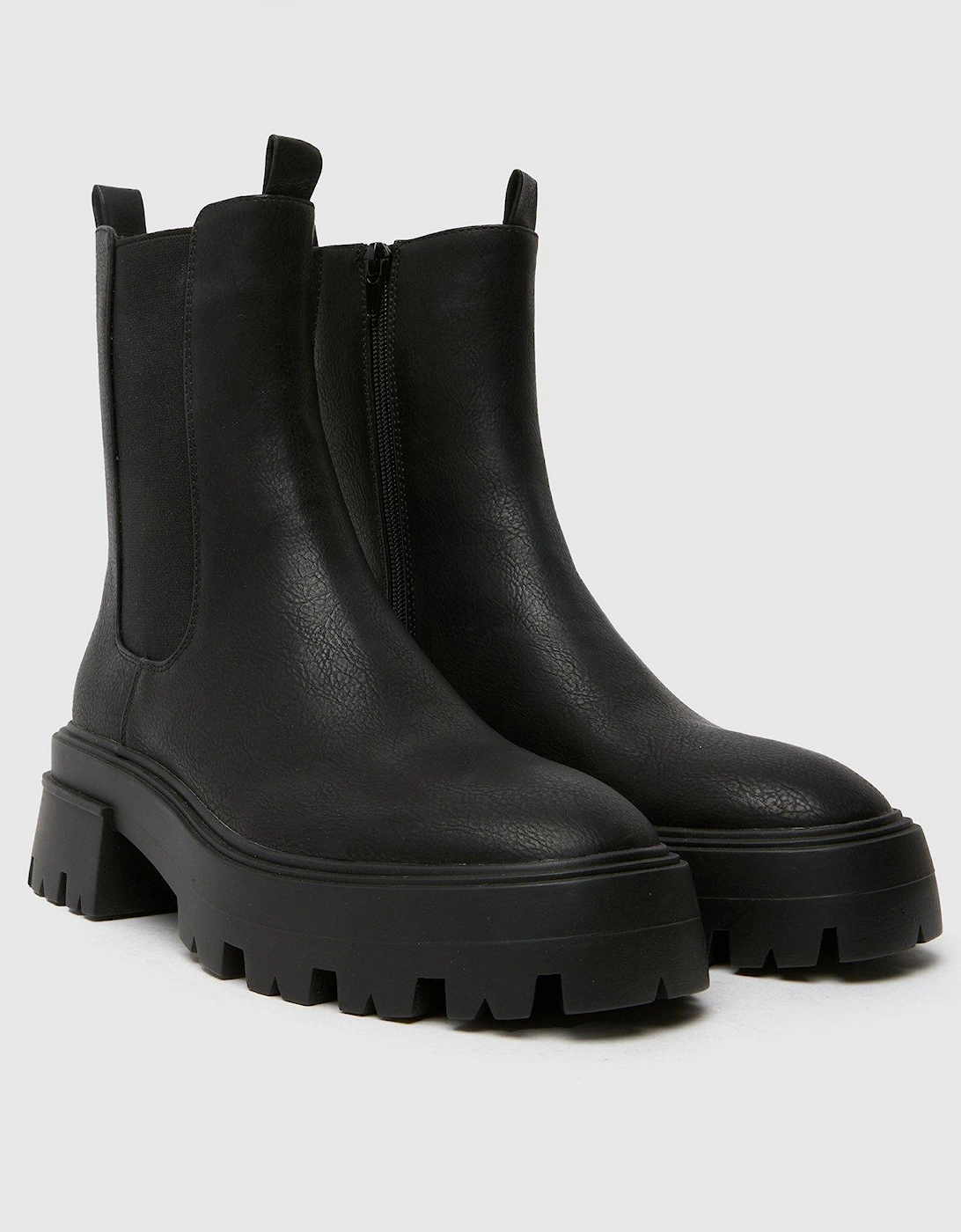 Addilyn Chunky Chelsea Boot - Black