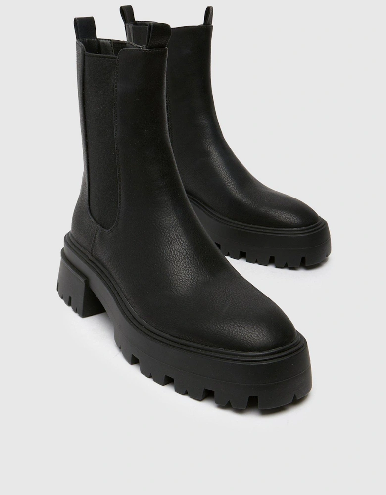 Addilyn Chunky Chelsea Boot - Black