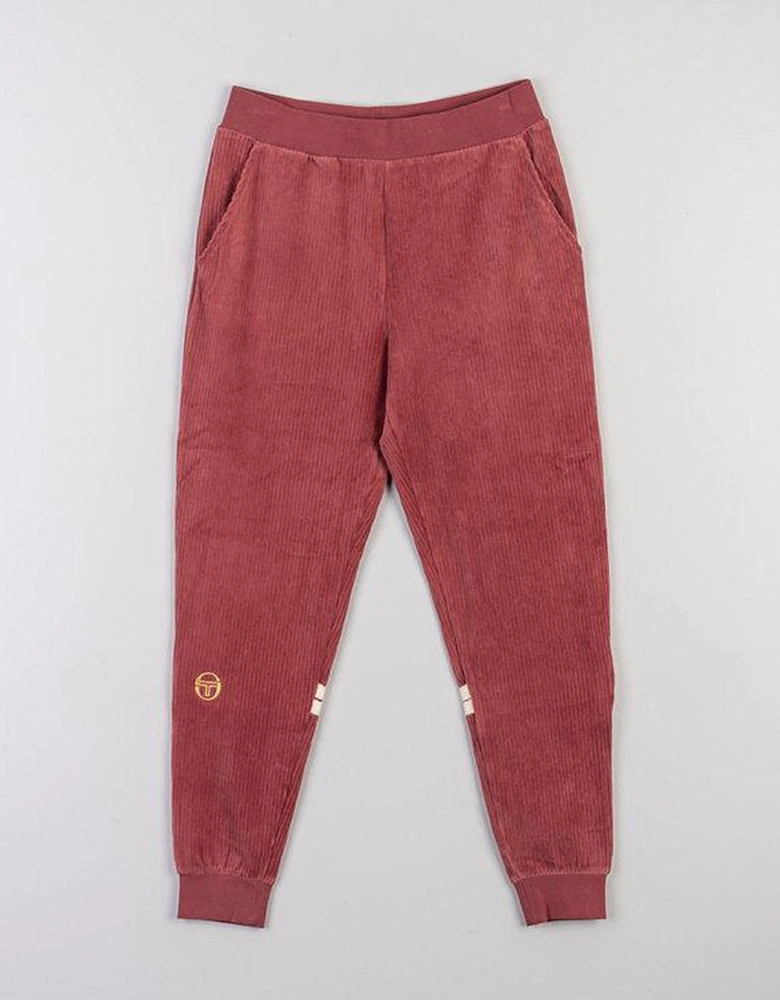 Orion Rib Track Pant Burgundy