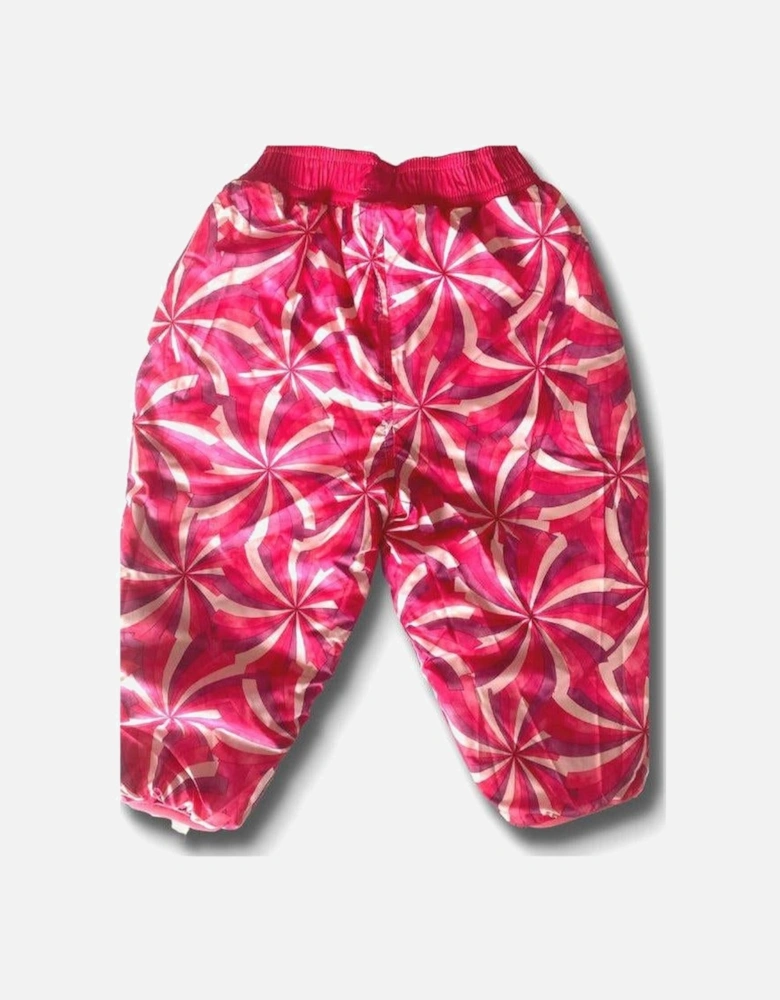 North Face Infant Reversible Padded Pants Pink