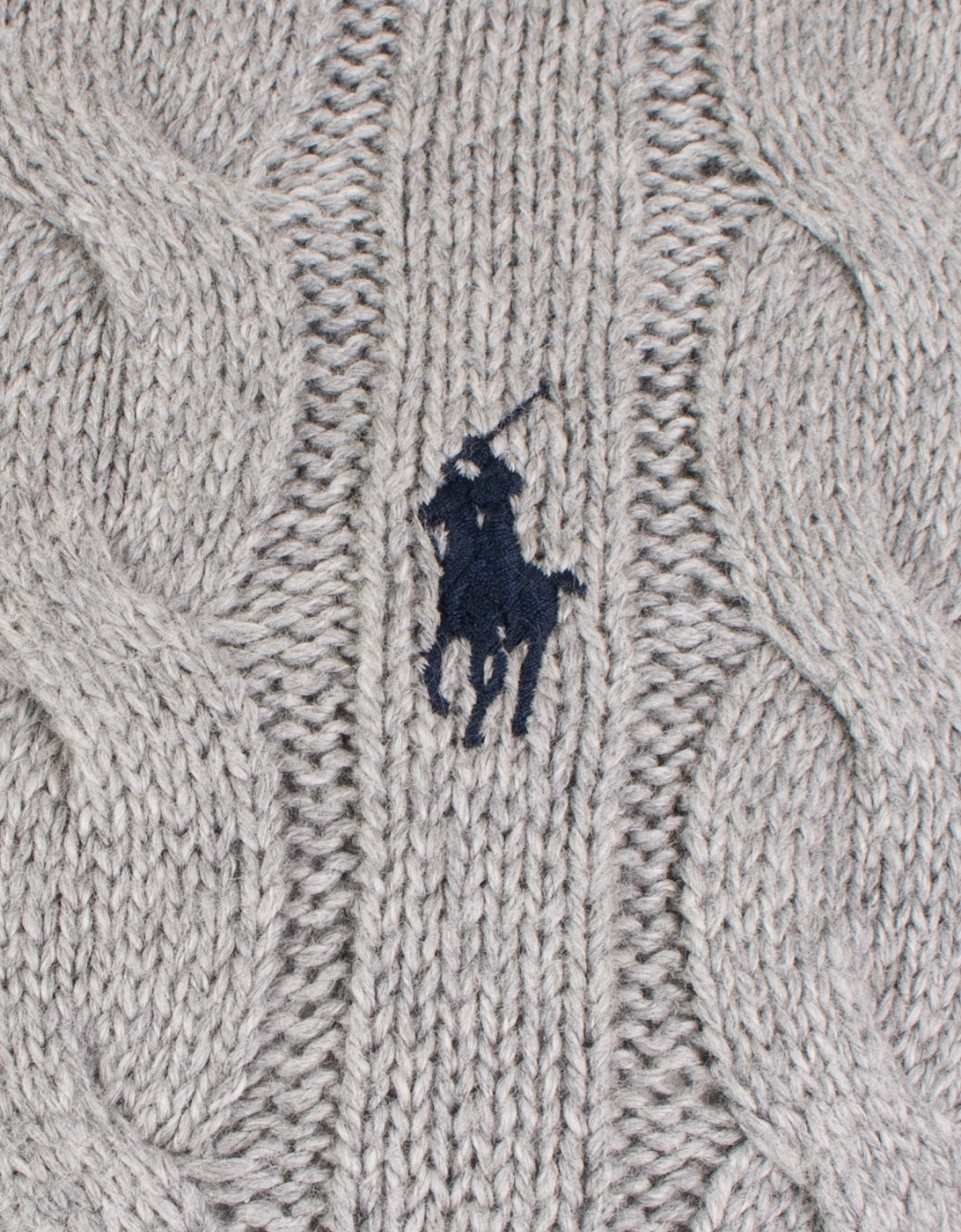 Cable Knit Quarter Zip Jumper