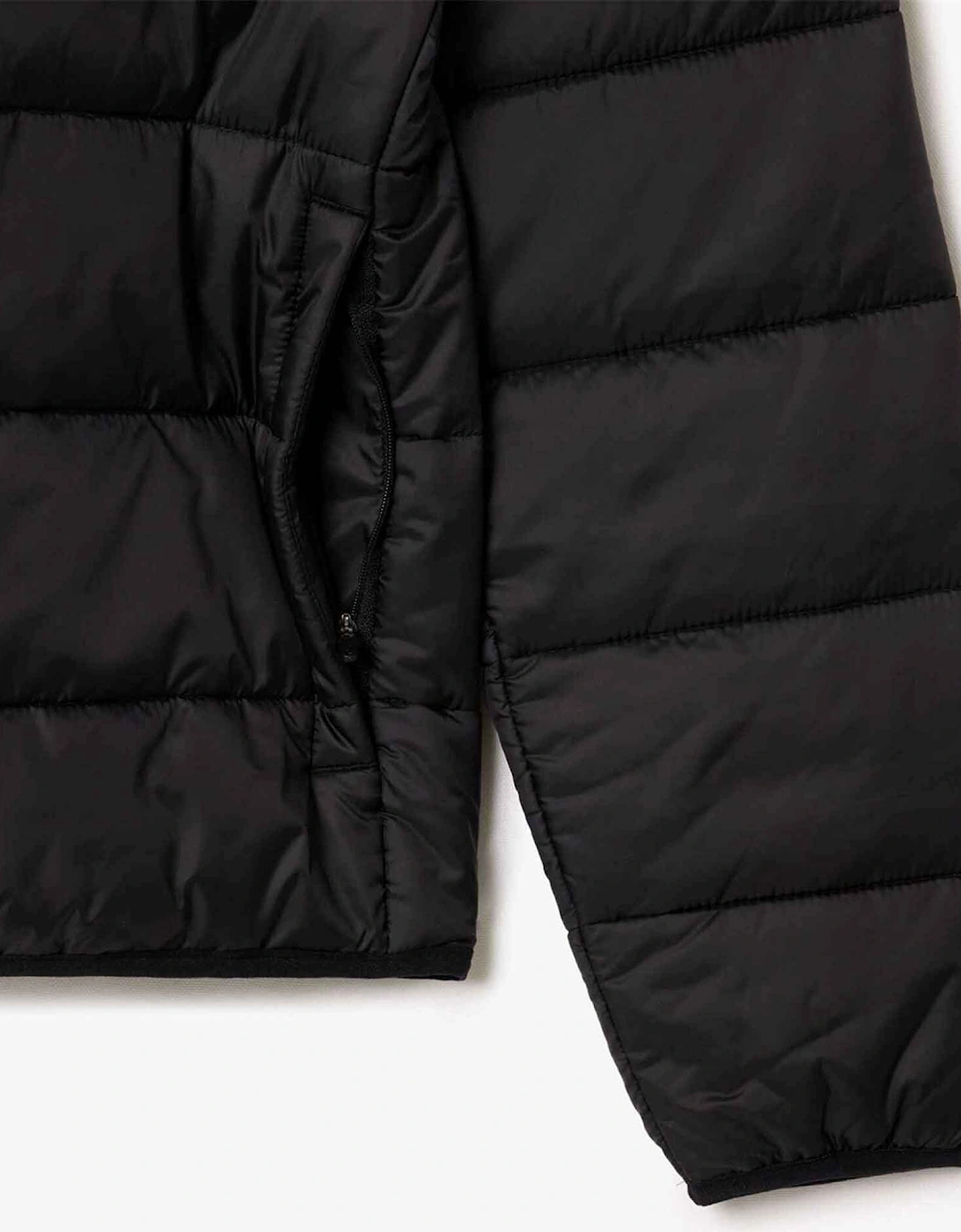 Quilted Puffer Jacket Black