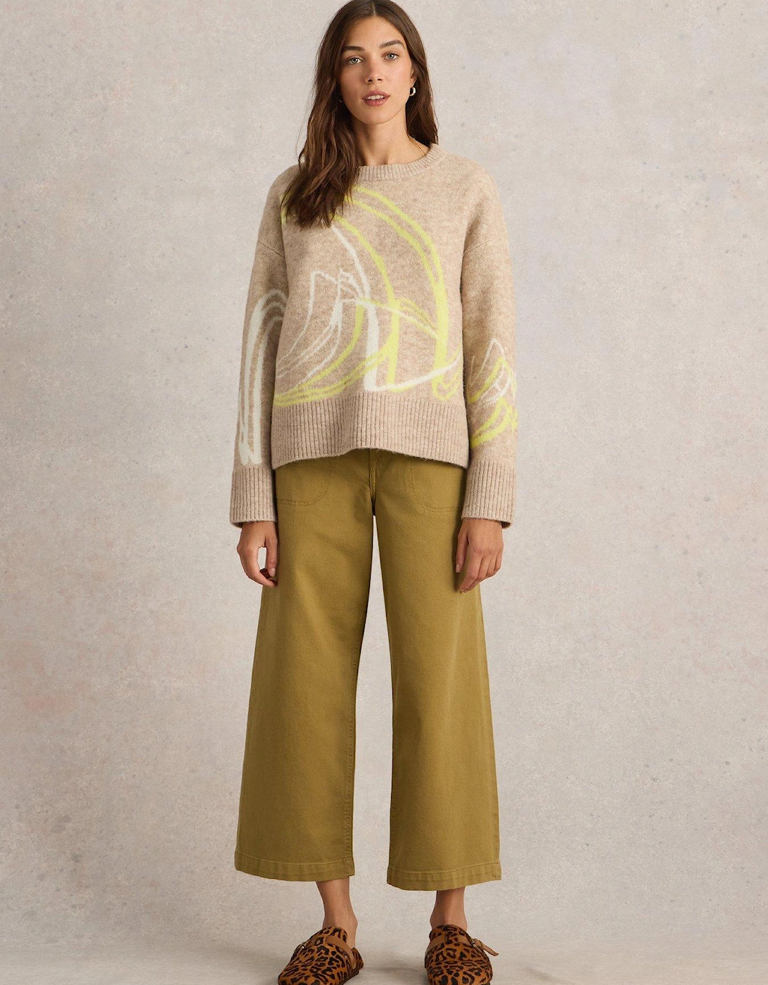 Swirl Jumper - Beige, 2 of 1