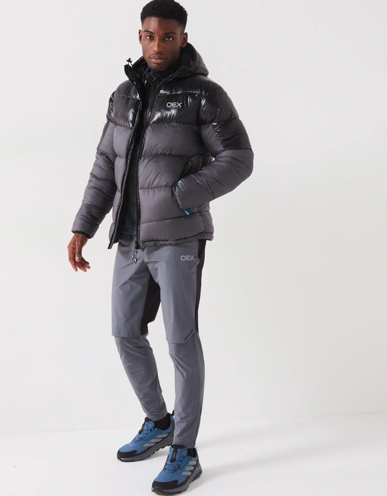 Men's Munro Puffer Jacket - Dark Grey