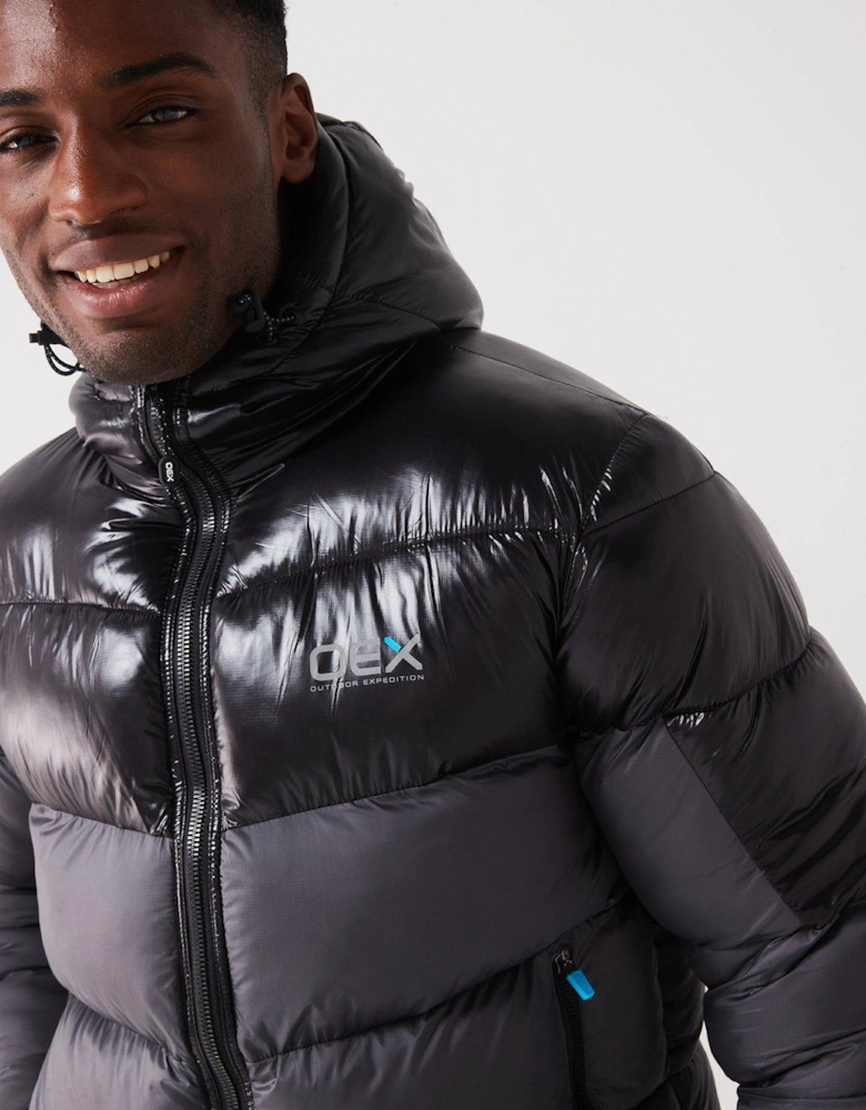 Men's Munro Puffer Jacket - Dark Grey