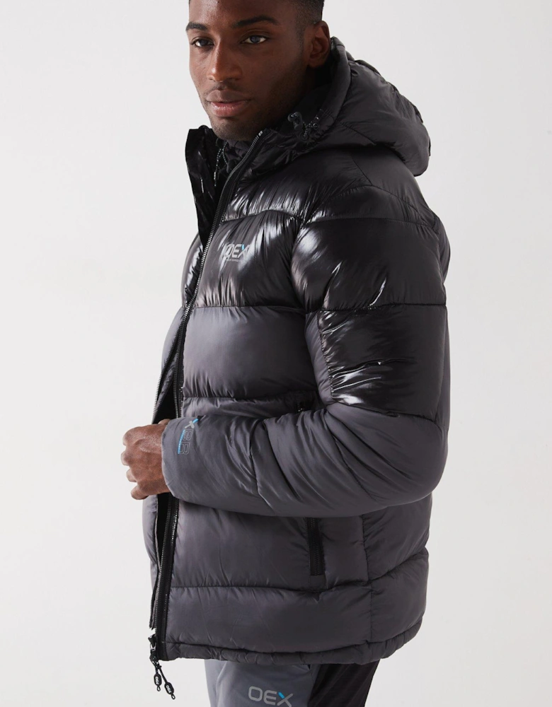 Men's Munro Puffer Jacket - Dark Grey