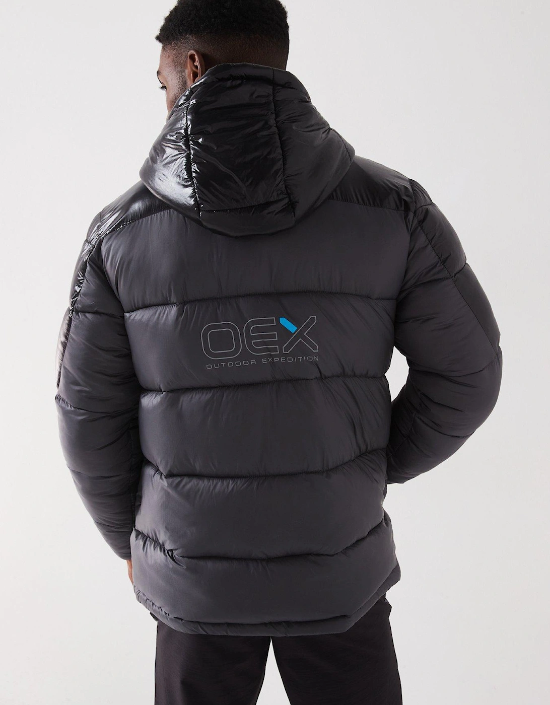 Men's Munro Puffer Jacket - Dark Grey