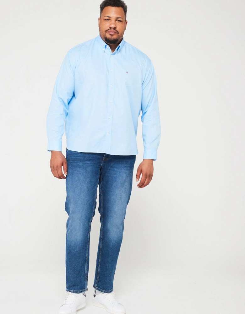 Flex Dobby Slim Fit Shirt - Light Blue