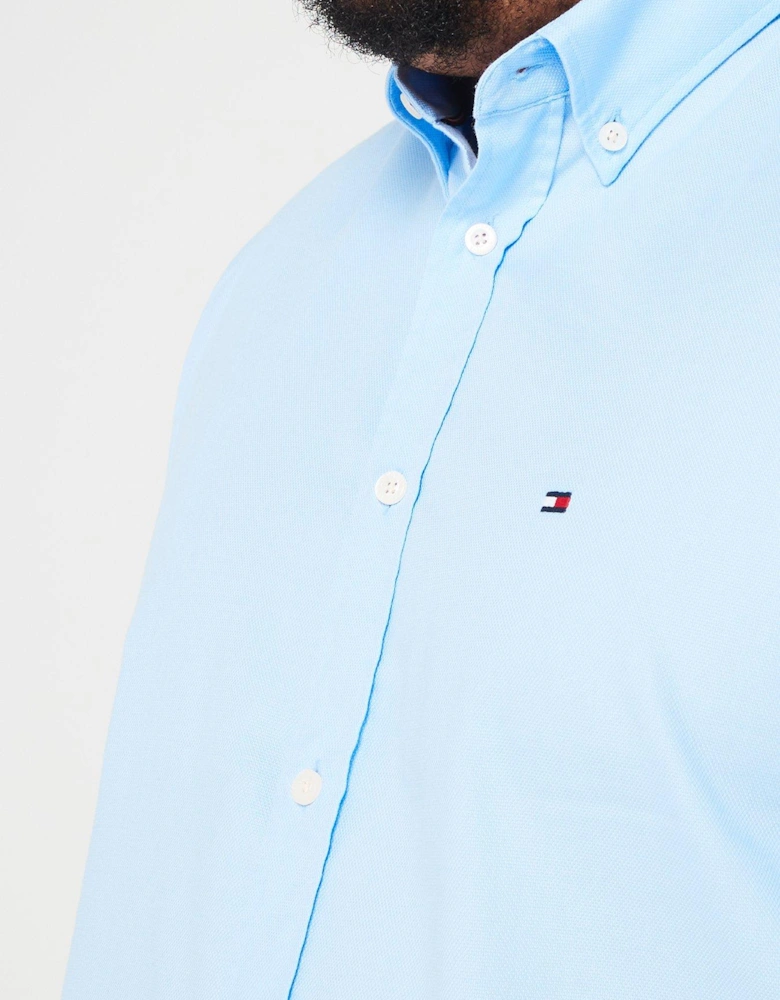 Flex Dobby Slim Fit Shirt - Light Blue