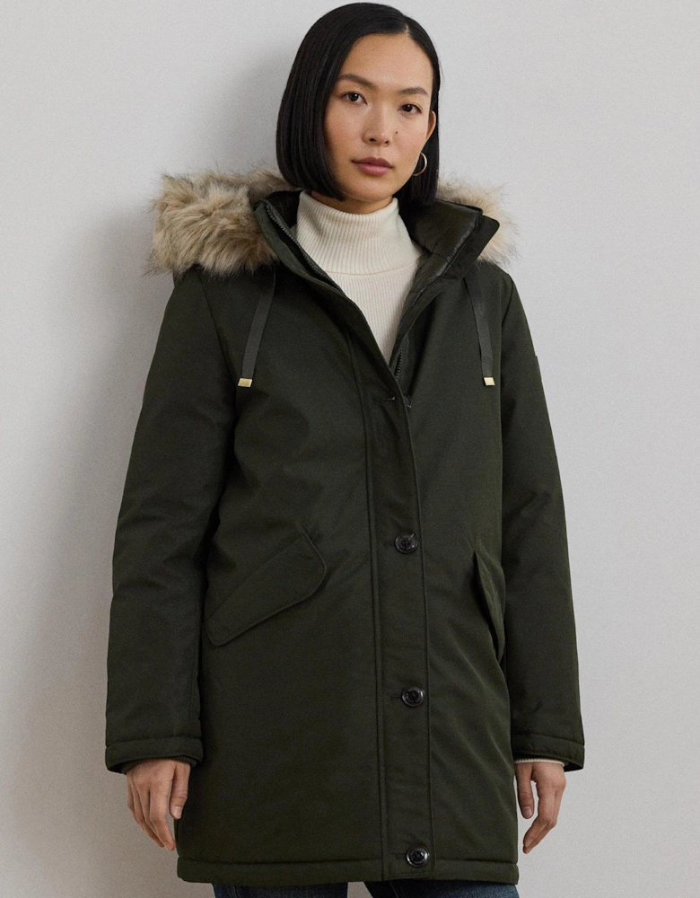 Insulated Padded Coat - Green