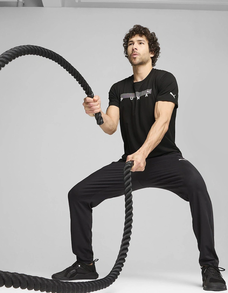Mens Training Energy Cloudspun Graphic Tee - Black