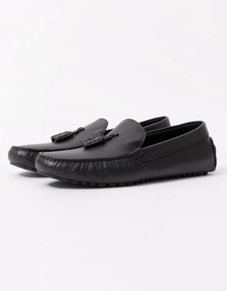 BOSS Orange Mens Calf Leather Driving Moccasins