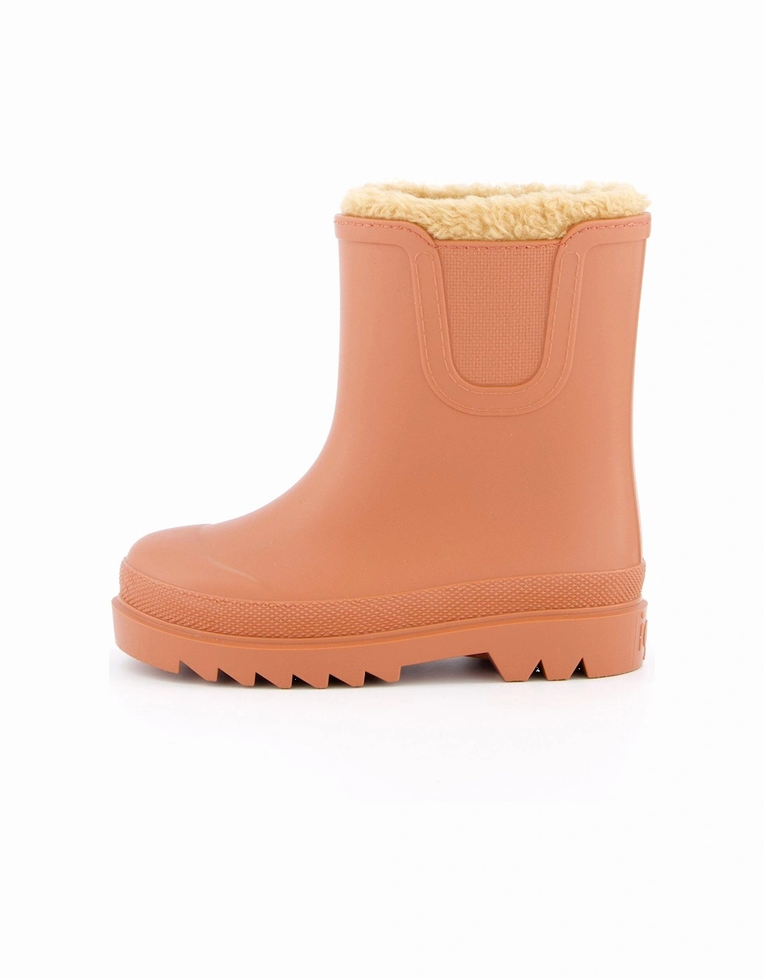 Tokio Fur Lined Wellington Boot - Tan, 8 of 7