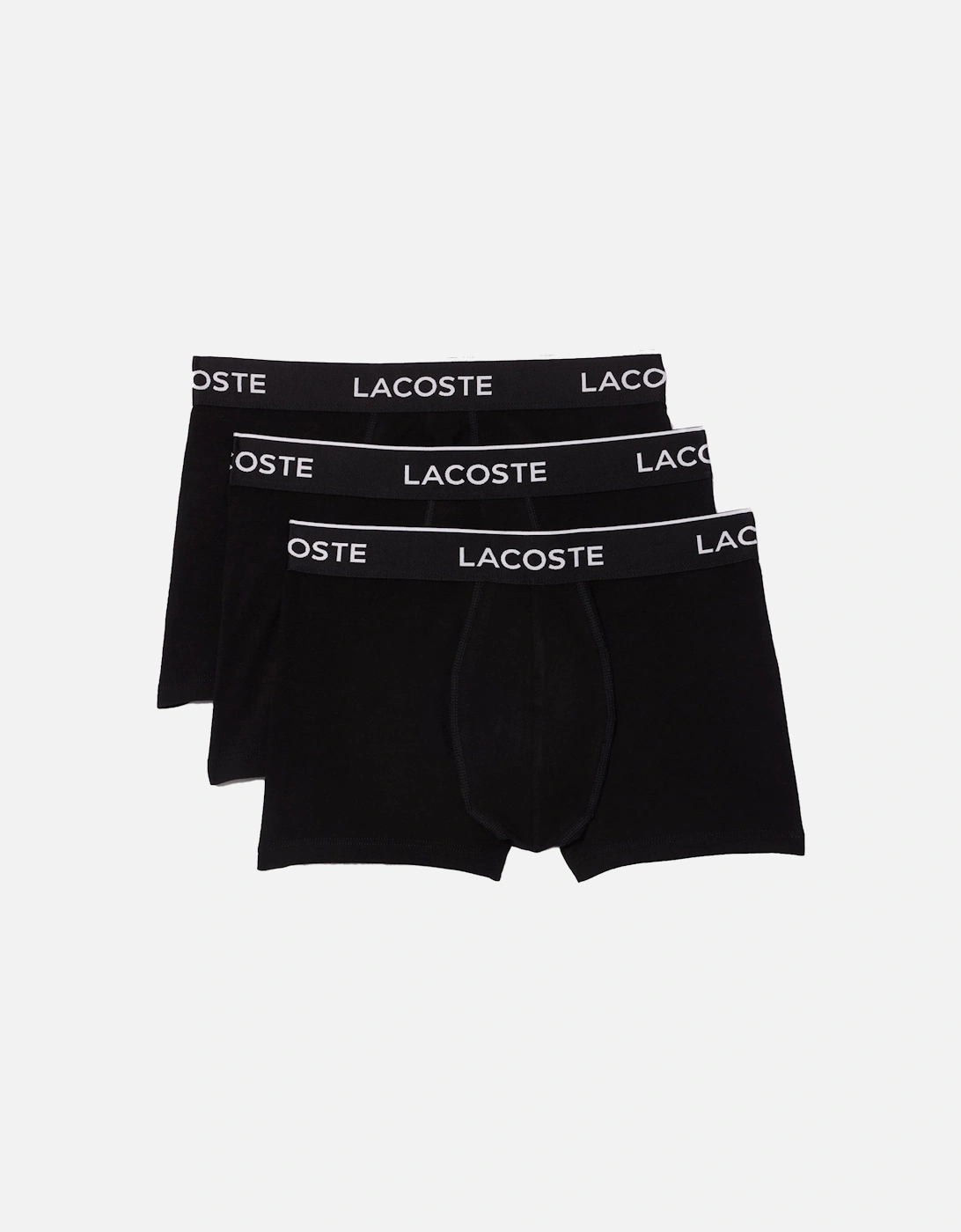 3 Pack Cotton Stretch Trunks Black, 5 of 4