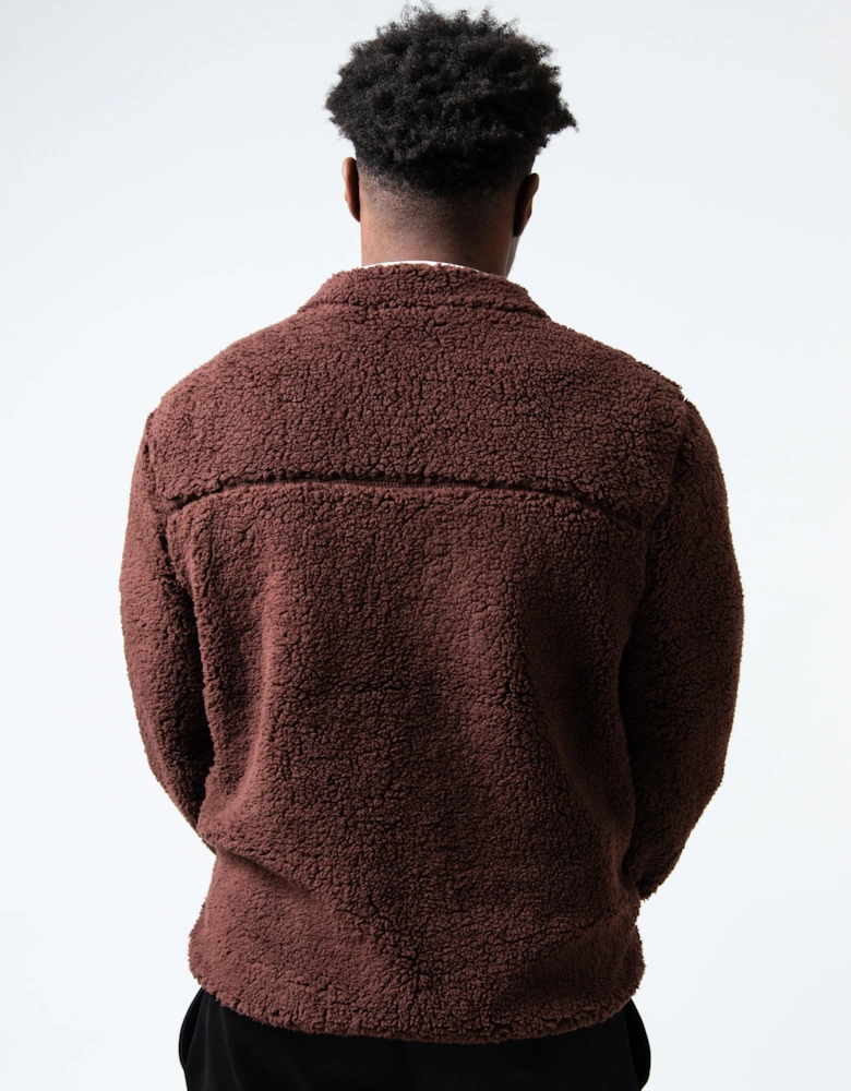 Brown Fleece Jacket