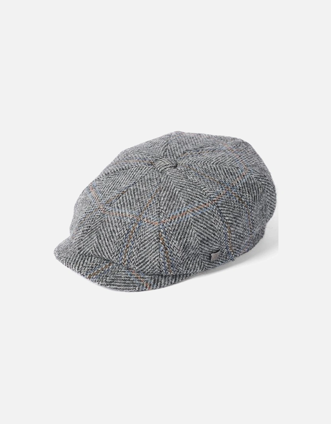 Hats Harris Tweed Herringbone Carloway Newsboy Cap Grey, 2 of 1