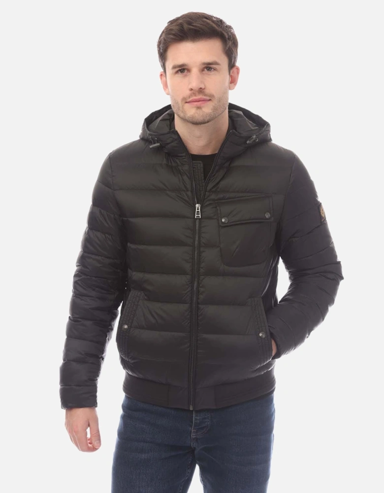 Down Filled Nylon Streamline Jacket