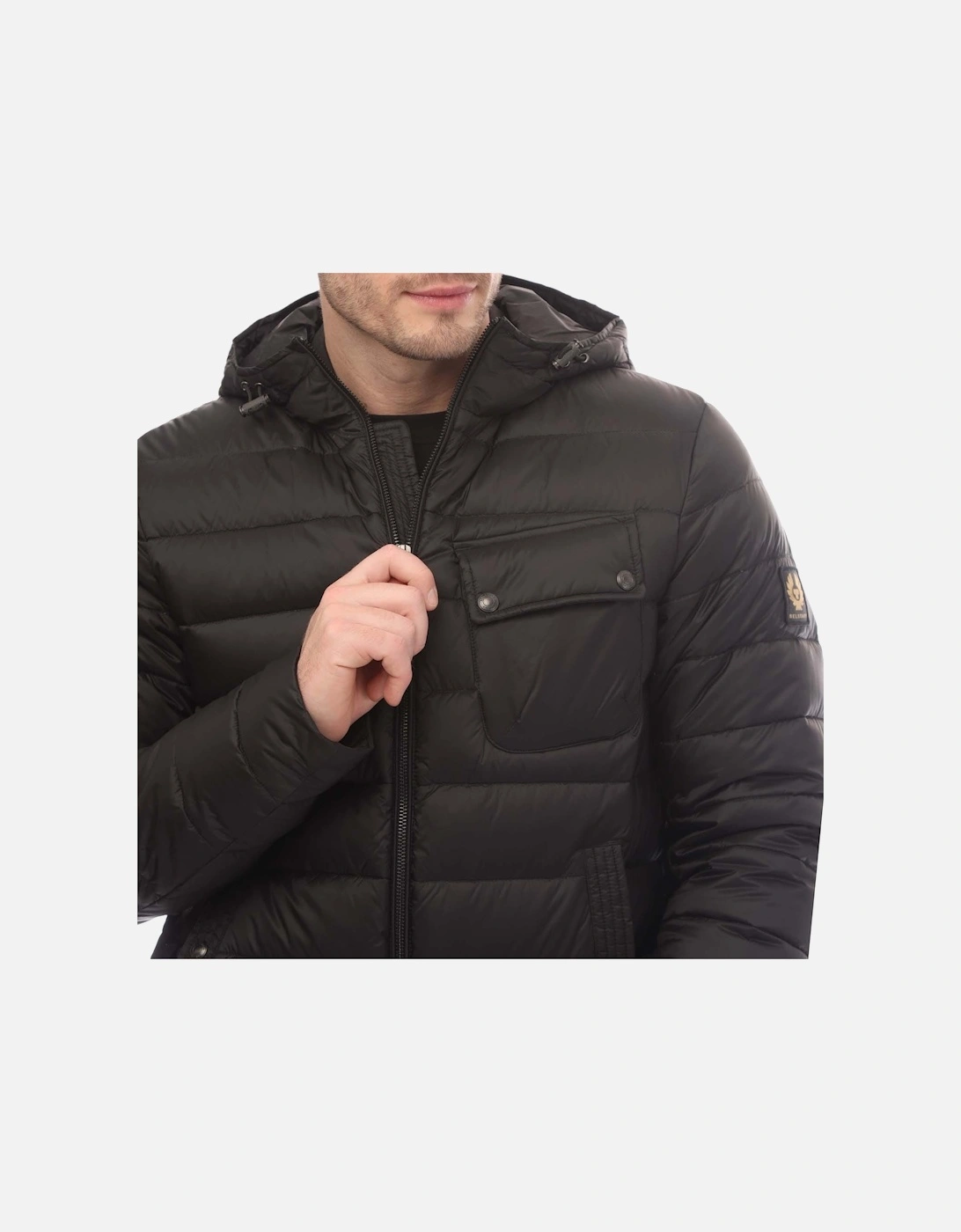 Down Filled Nylon Streamline Jacket