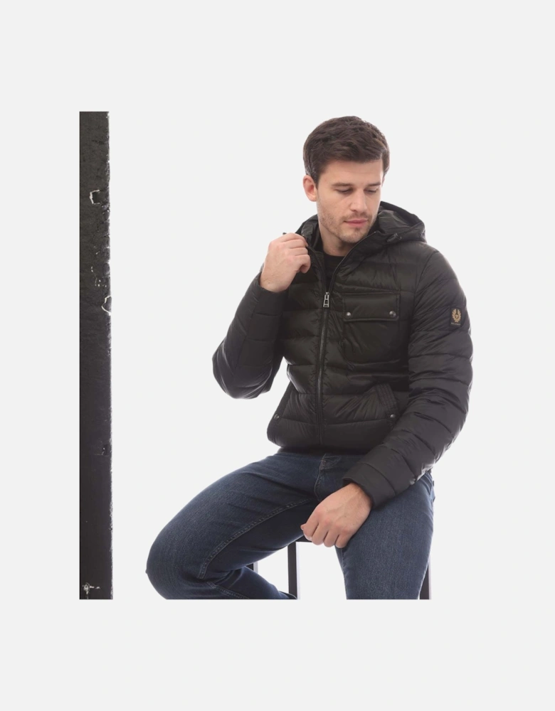 Down Filled Nylon Streamline Jacket