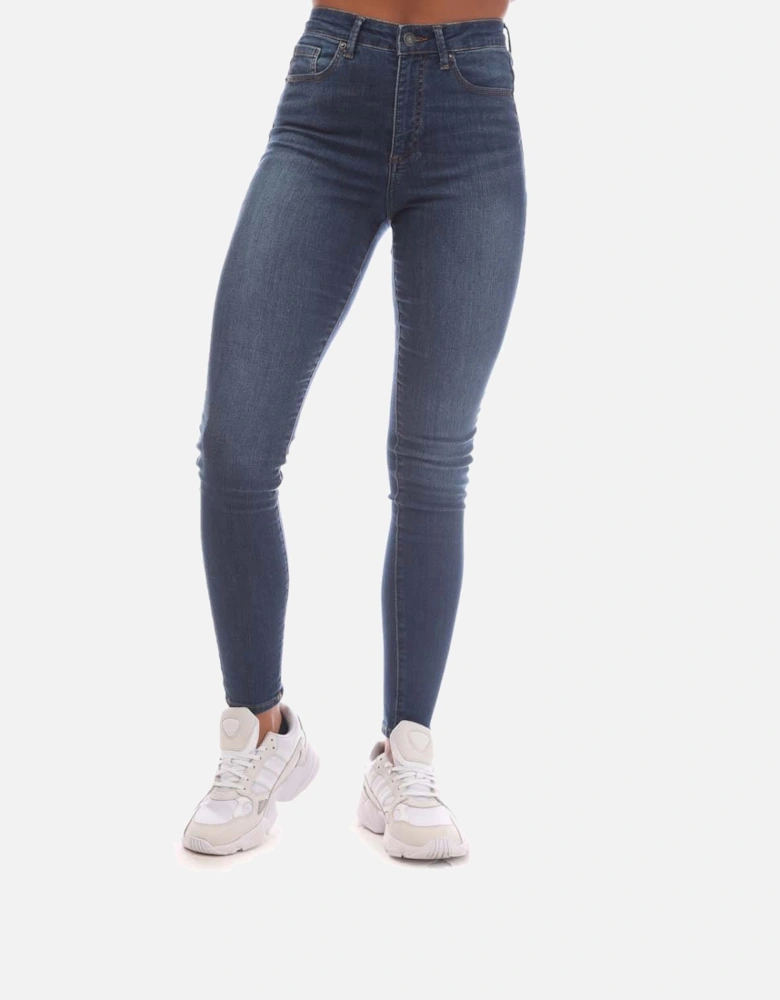 Sophia High Waist Skinny Fit Jeans