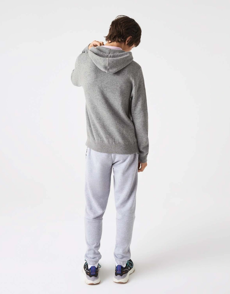 Cotton Cashmere Knitted Hoodie