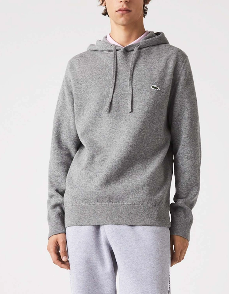 Cotton Cashmere Knitted Hoodie