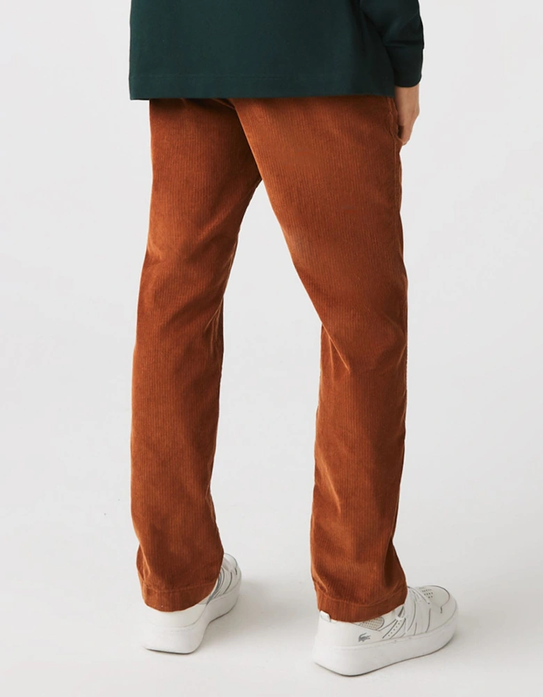 Straight Fit Corduroy Chinos