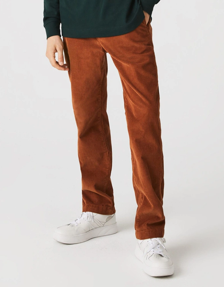 Straight Fit Corduroy Chinos