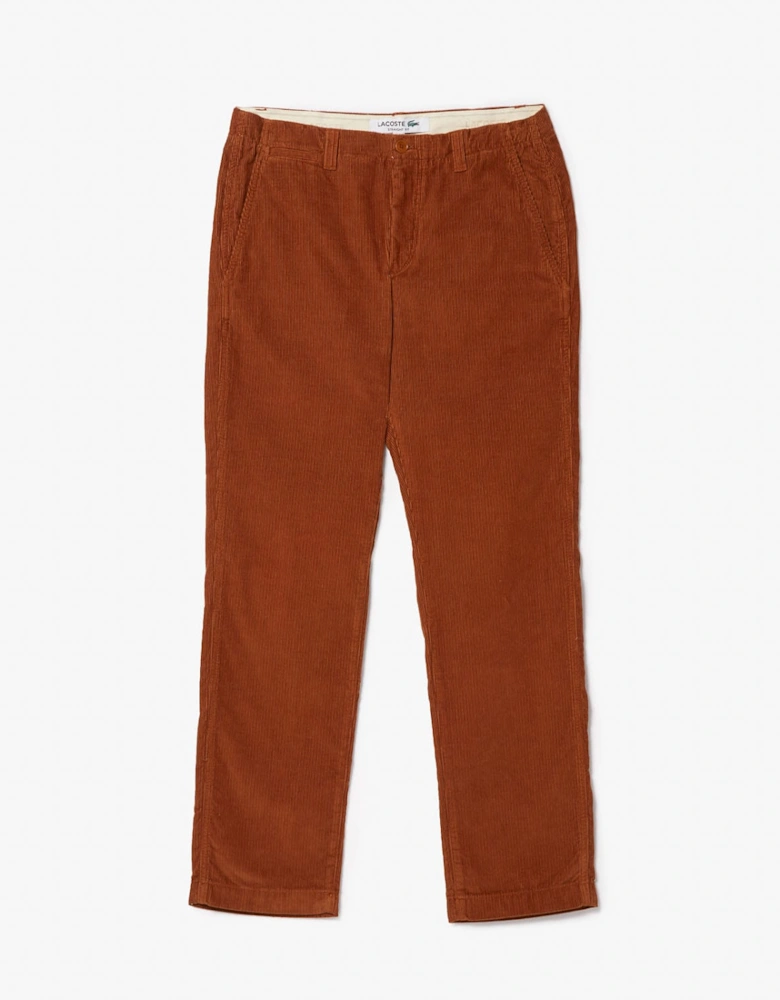 Straight Fit Corduroy Chinos