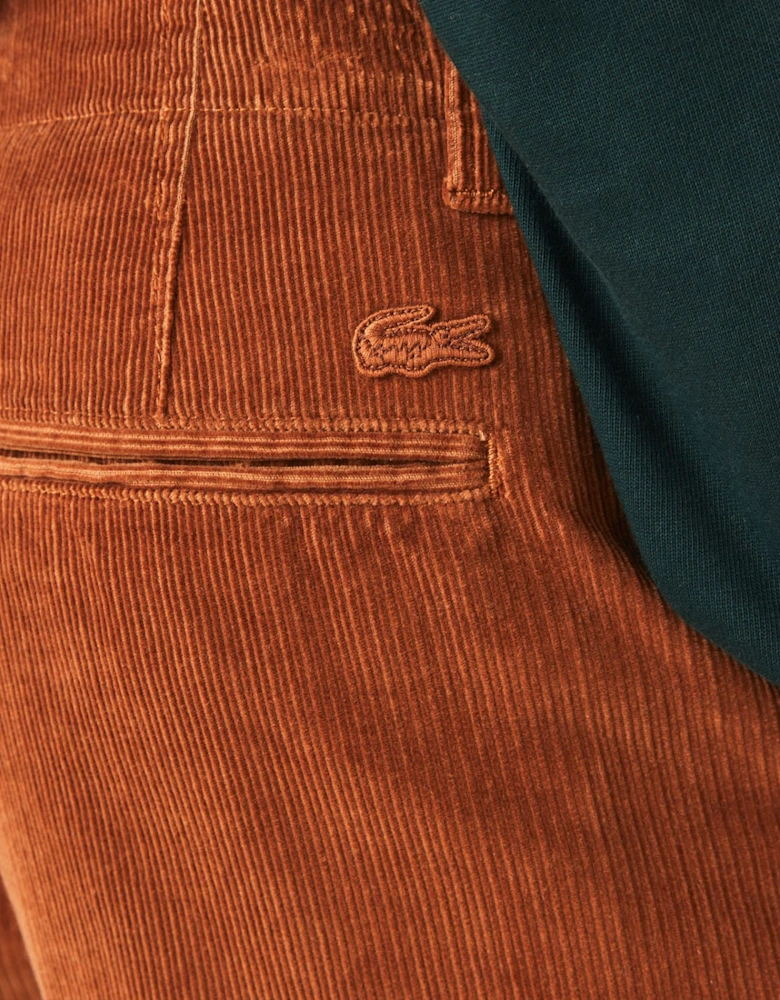 Straight Fit Corduroy Chinos