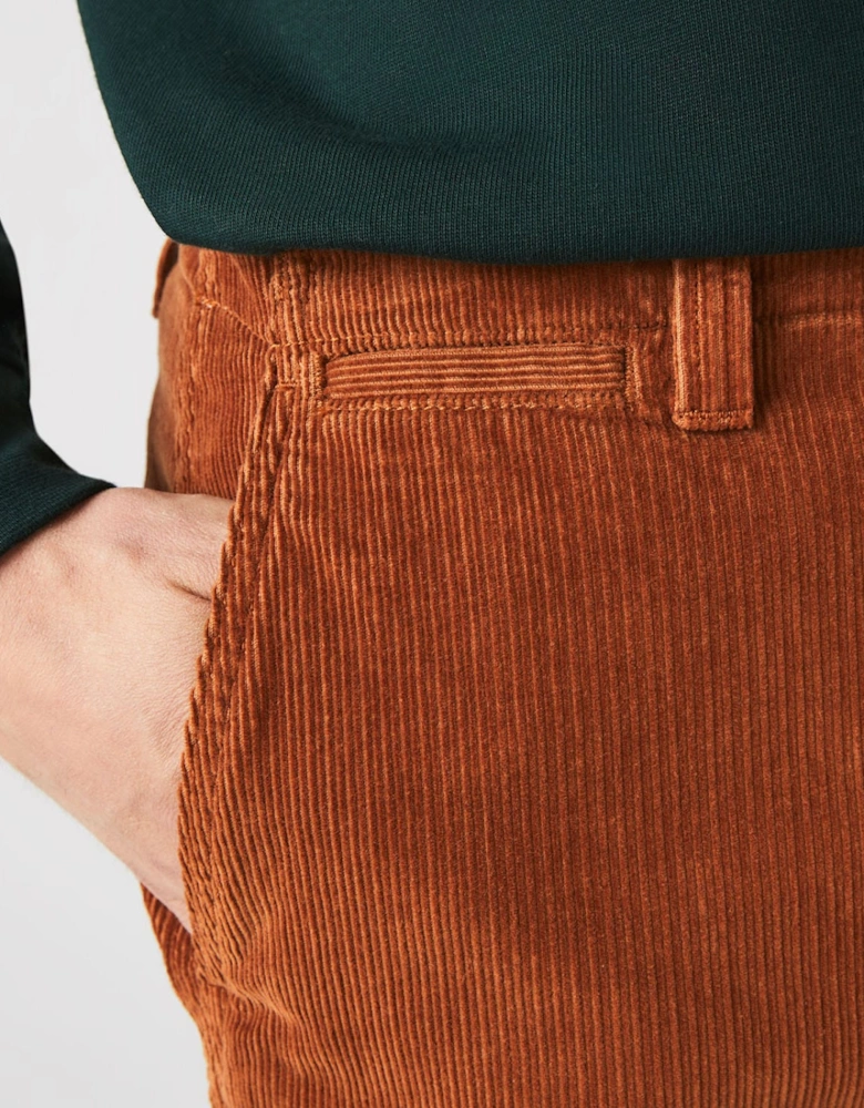 Straight Fit Corduroy Chinos
