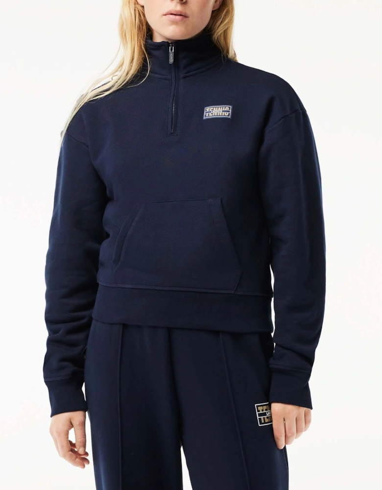 High Neck Zipped Fleece Jogger Sweatshirt