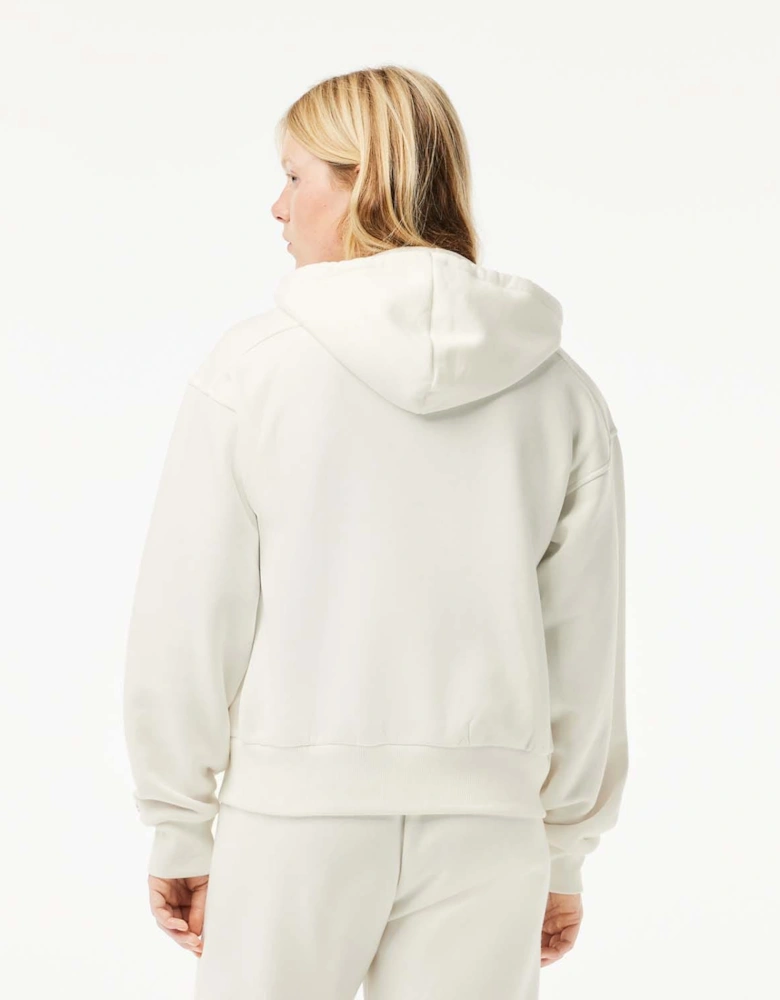 Zipped Cotton Jogger Sweatshirt