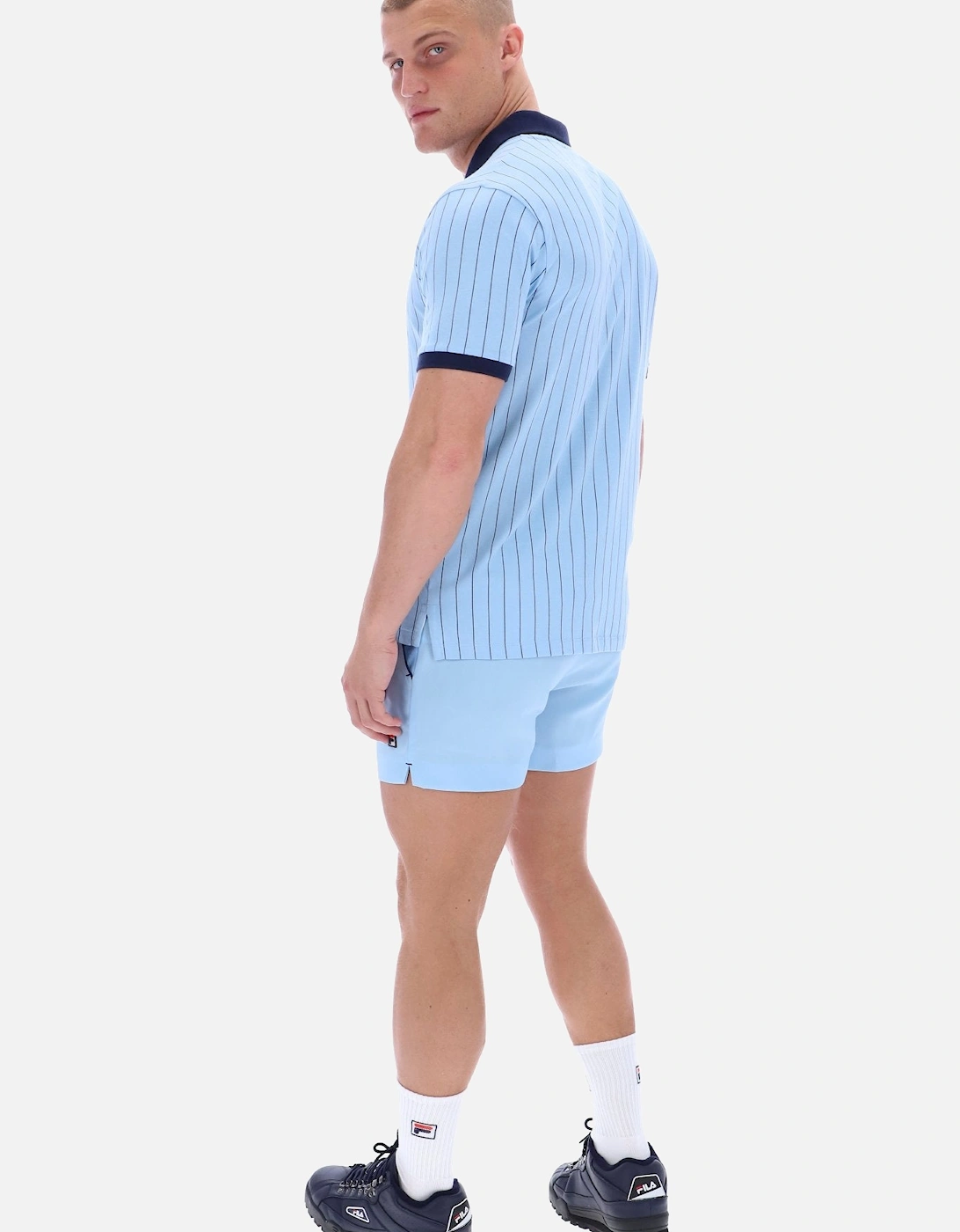 Striped Blue Polo Shirt