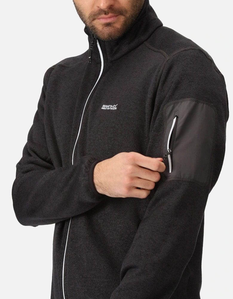 Mens Newhill Marl Full Zip Fleece Jacket