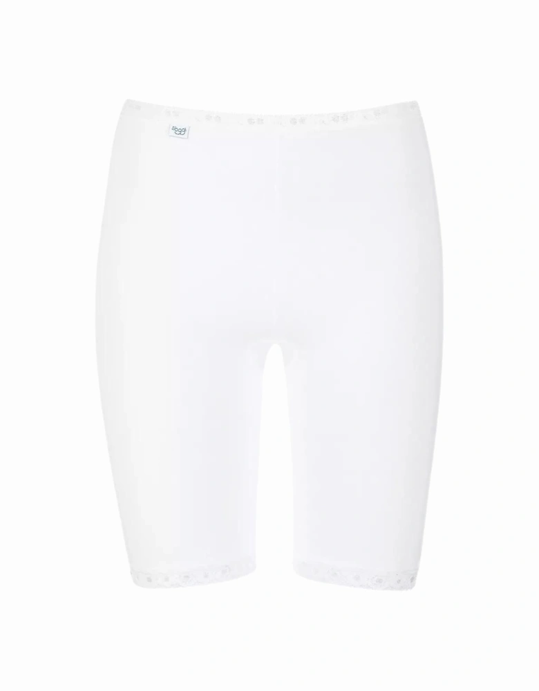 2-Pack Basic+ Cotton Long Shorts, White