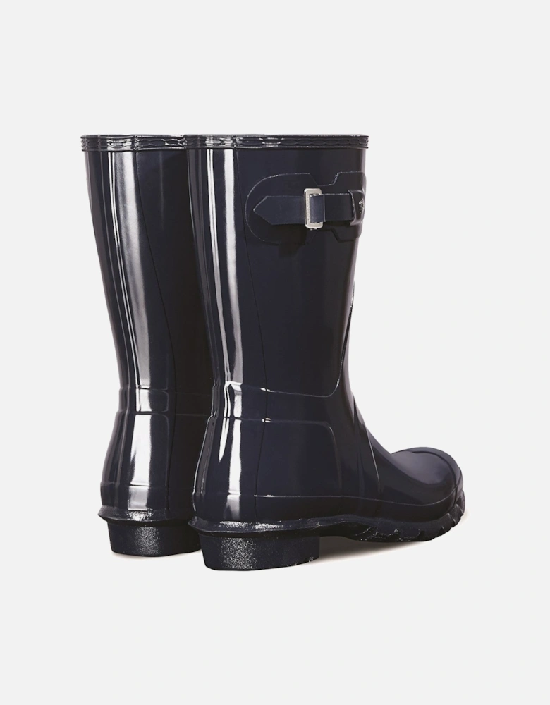 Womens Gloss Navy WFS1000RGL-NVY Original Short Wellington Boots