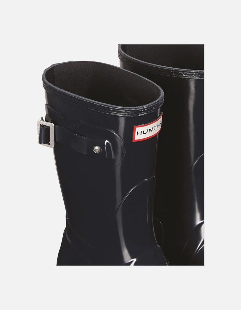 Womens Gloss Navy WFS1000RGL-NVY Original Short Wellington Boots