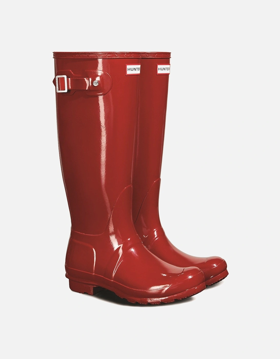 Womens Gloss Red WFT1000RGL-MLR Original Tall Wellington Boots, 6 of 5