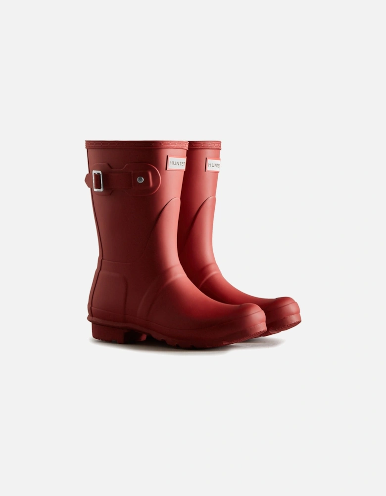 Womens Matt  Red WFS1000RMA-MLR Original Short Wellington Boots