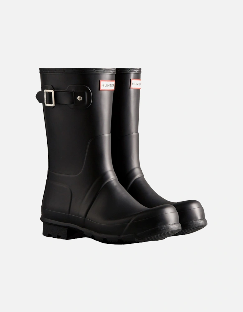 Mens Black MFS9000RMA-BLK Original Short Wellington Boots