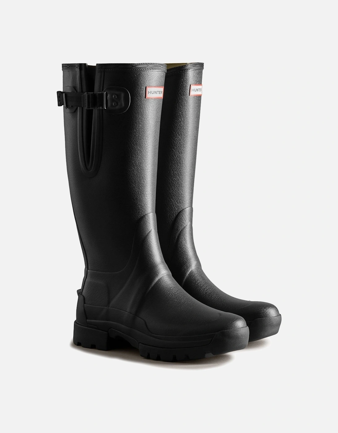 Mens Black MFT9136RNP-BLK Balmoral Adjustable Wellington Boots, 6 of 5