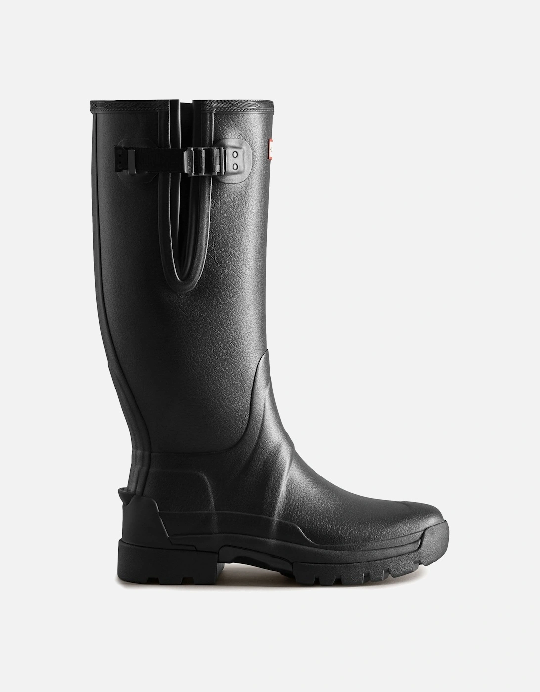 Mens Black MFT9136RNP-BLK Balmoral Adjustable Wellington Boots