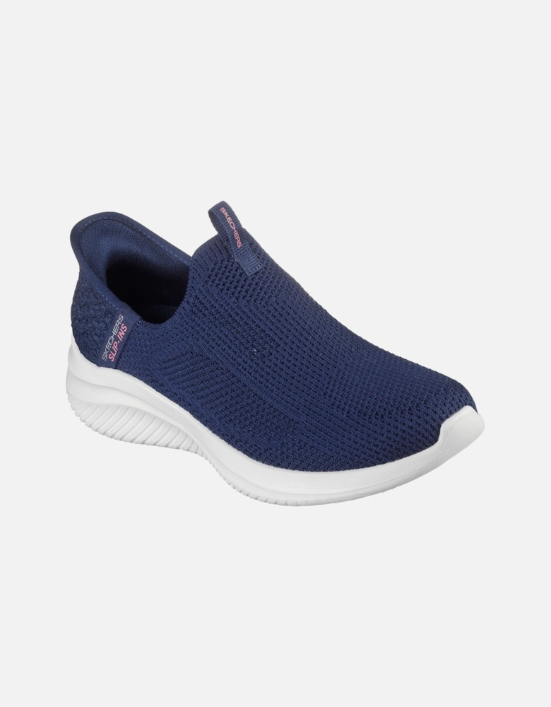 Womens Ultra Flex 3.0 Easy Win 150450-NVY Navy Slip On Shoe