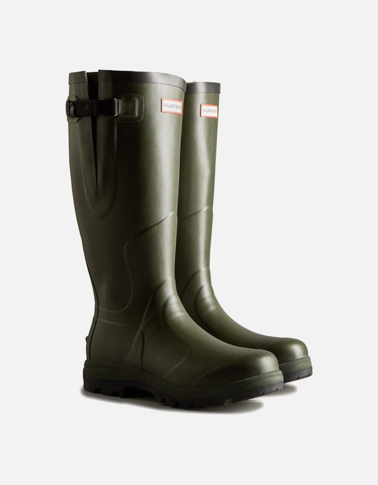 Unisex Dark Olive UFT4019RSI-DOV Balmoral Adjustable Classic Wellington Boots