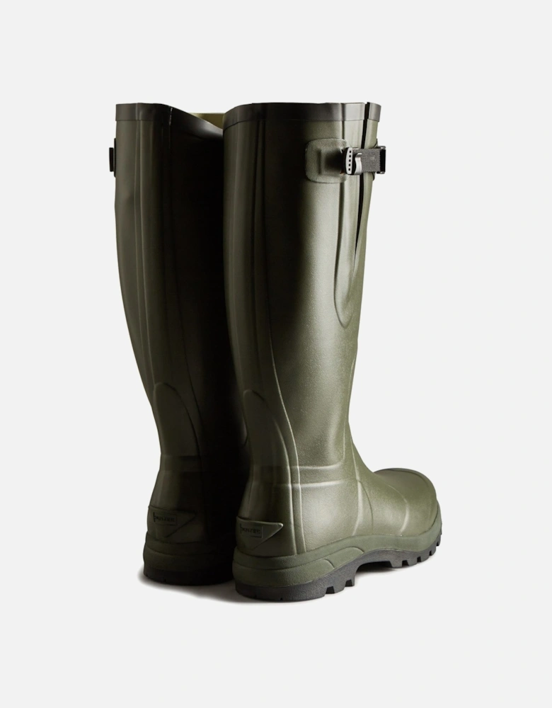 Unisex Dark Olive UFT4019RSI-DOV Balmoral Adjustable Classic Wellington Boots