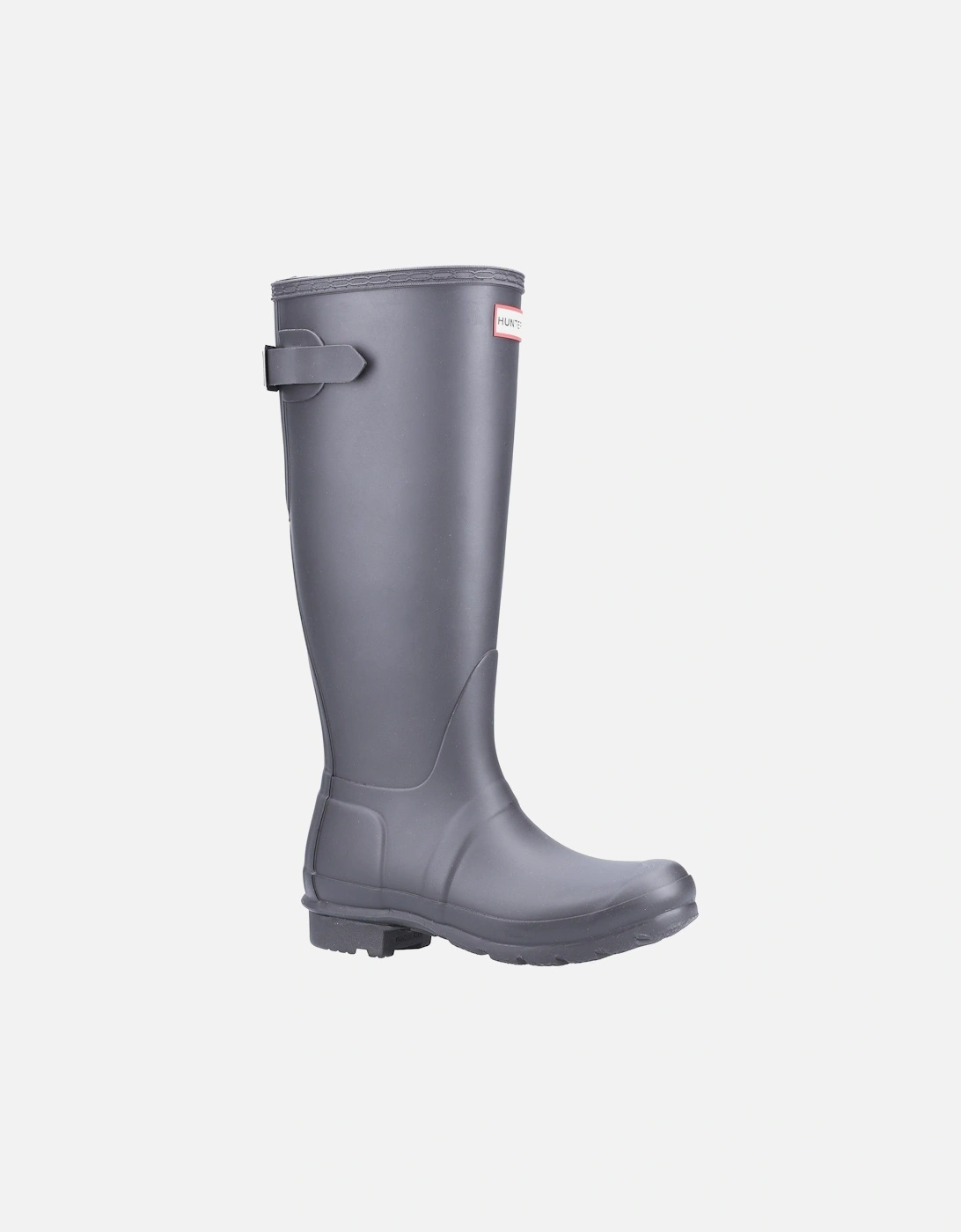 Women's Hunter Womens Matt Black Original Tall Back Adjustable Wellington Boots