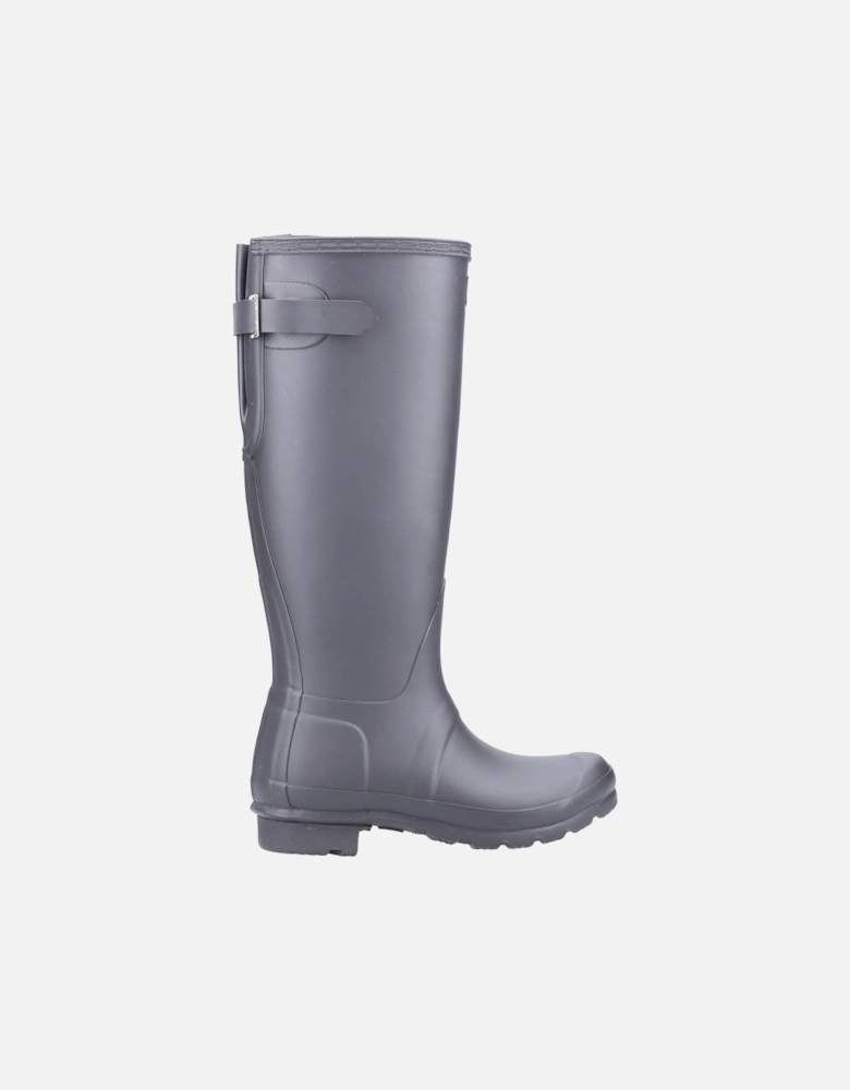 Womens Matt Black WFT1001RMA-BLK Original Tall Back Adjustable Wellington Boots